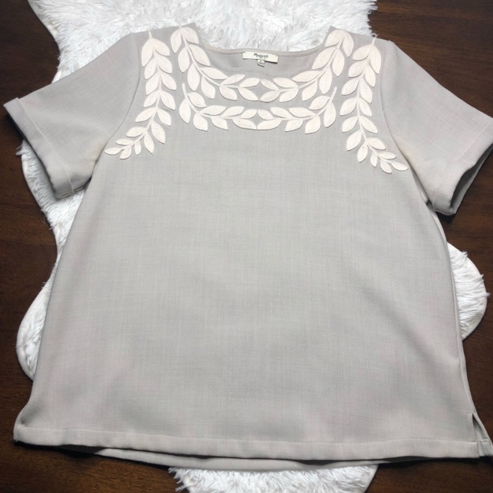 Madewell Ivy Embroidered Top